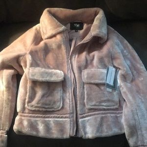 Pink fur YMI Jacket - NWT